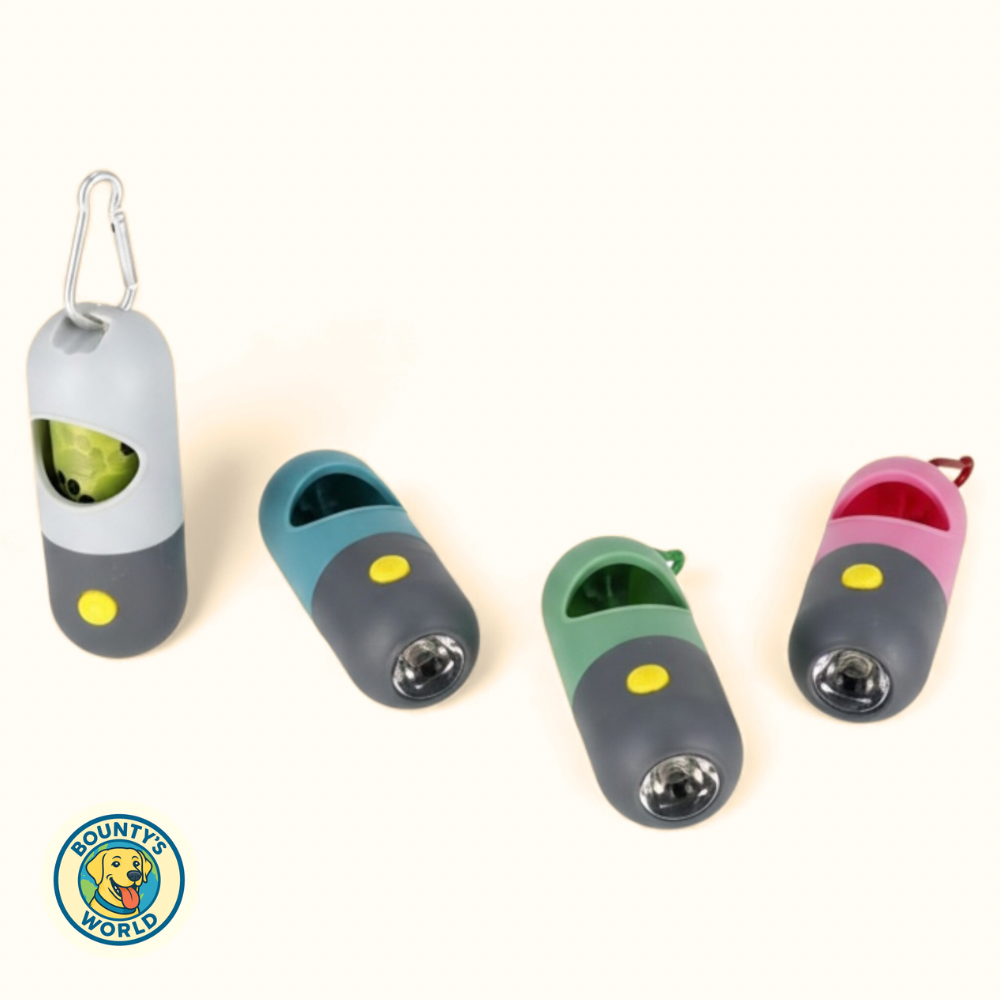 Kotbeutelspender mit LED-Licht