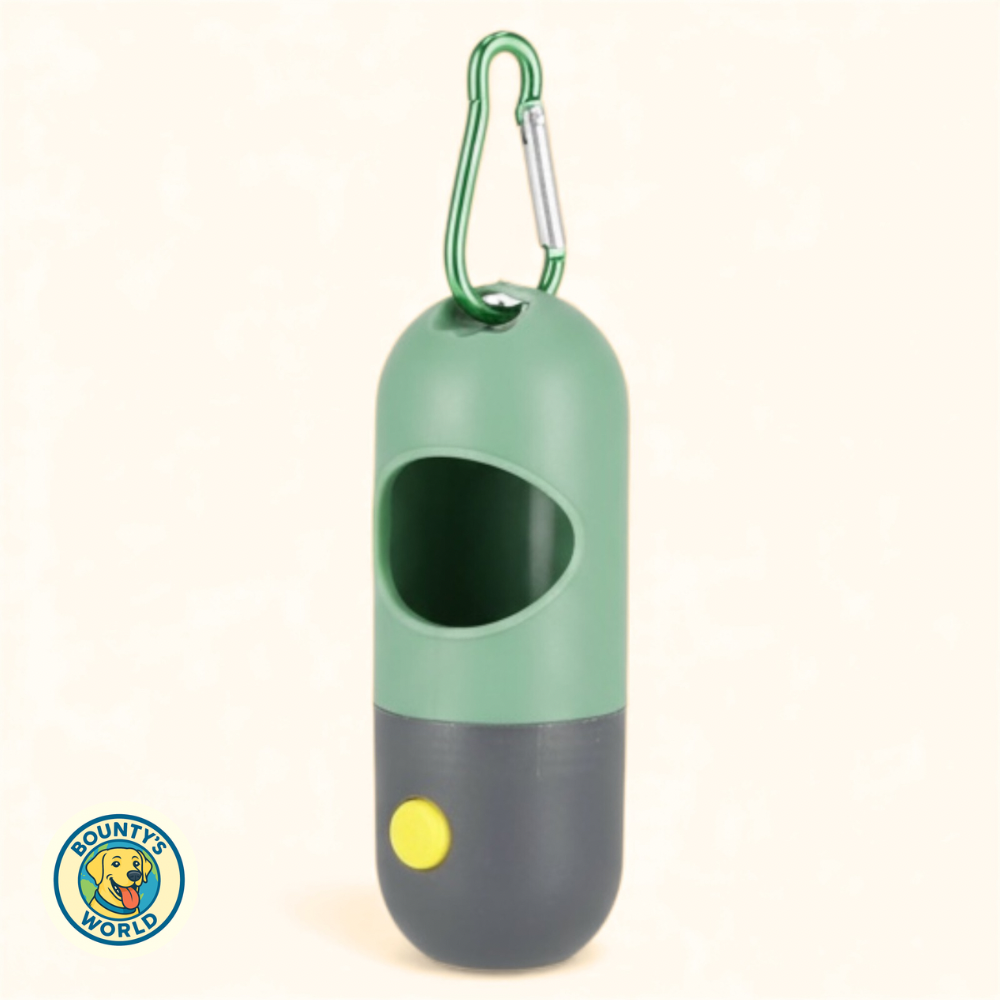 Kotbeutelspender mit LED-Licht