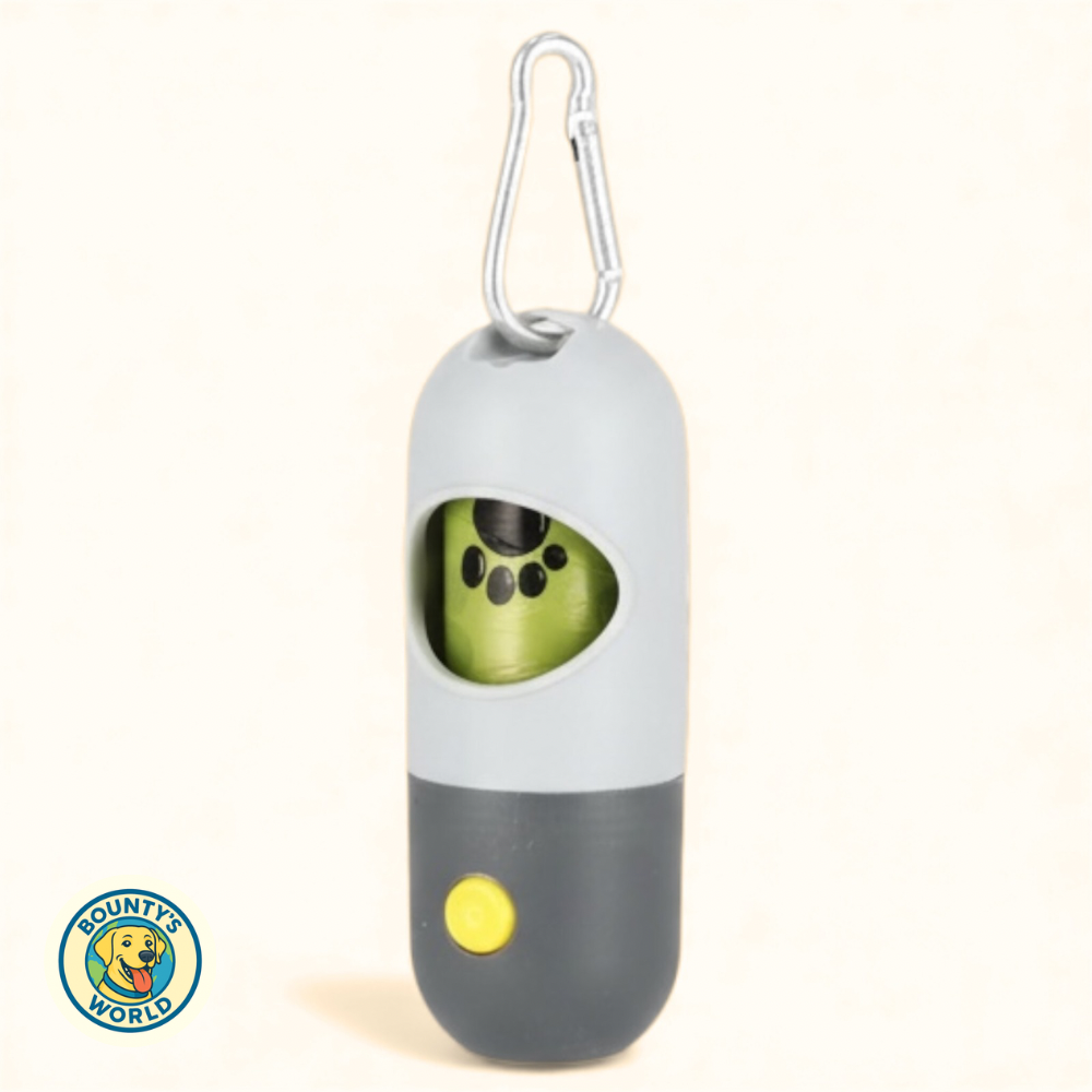 Kotbeutelspender mit LED-Licht