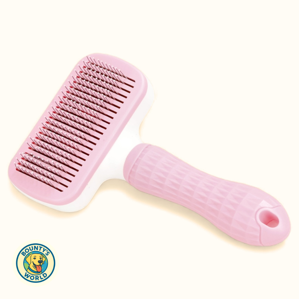 Selbstreinigende Hundehaarbürste