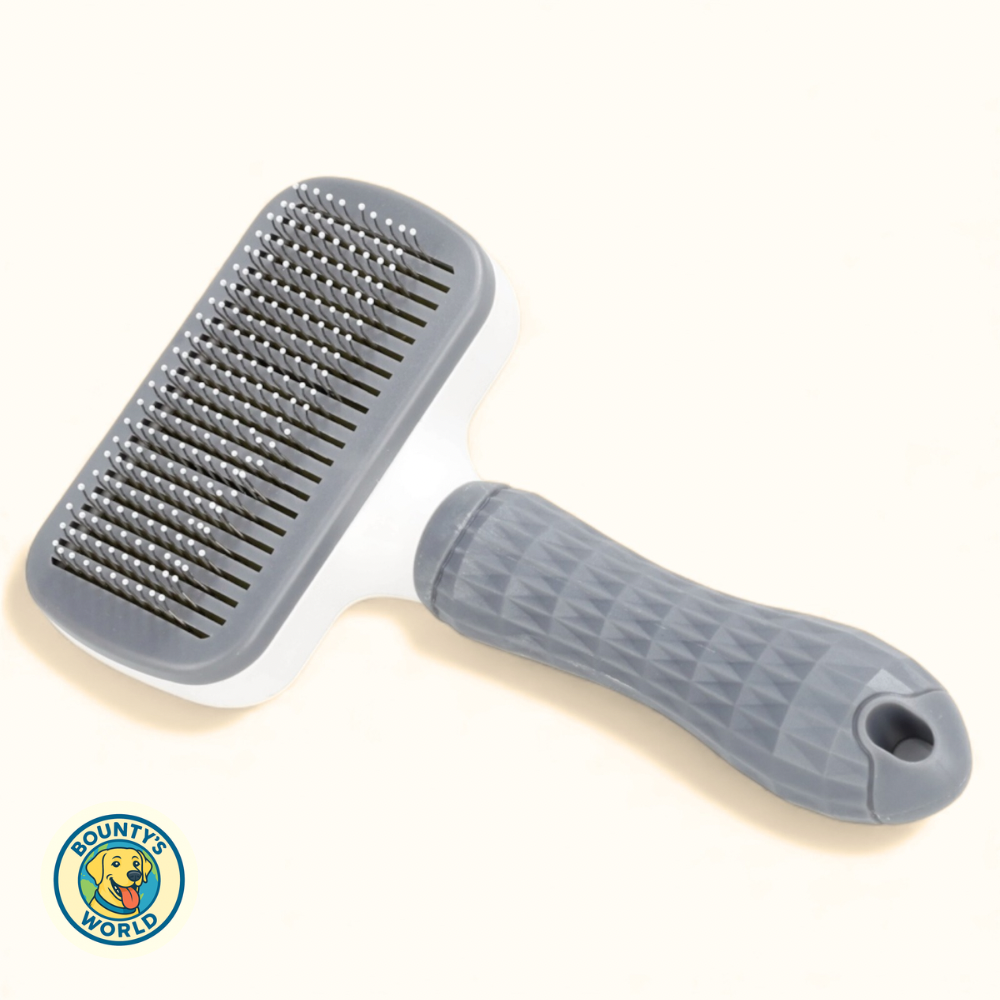 Selbstreinigende Hundehaarbürste